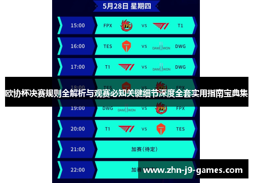 欧协杯决赛规则全解析与观赛必知关键细节深度全套实用指南宝典集